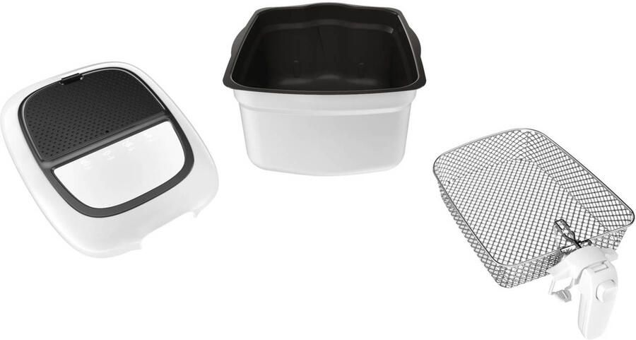 Tefal Super Uno 3140 frituurpan koude zonde timer wit zwart 2.2 L 1800 W - Foto 4