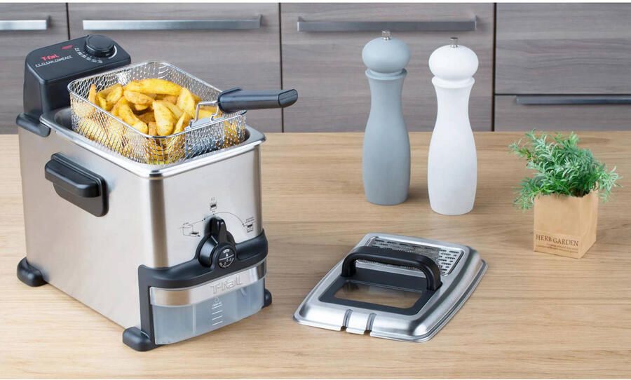 Tefal Oleoclean Compact FR7016 2L Vrijstaand Frituurpan Roestvrijstaal - Foto 3