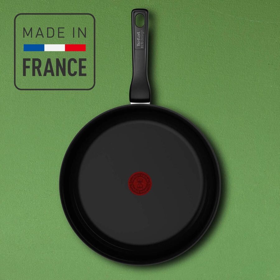 Tefal Renew Black Keramische Koekenpan 24 cm Inductie