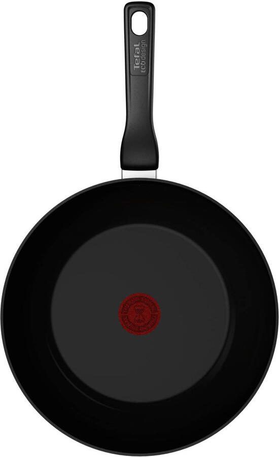 Tefal Kookgerei Tefal Renew Black Keramische Wokpan 28 cm Zwart - Foto 3