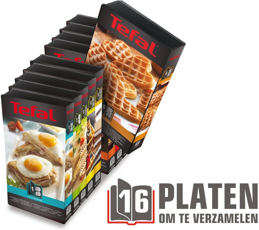 Tefal 2-in-1-combi-wafelijzer SW852D Snack Collection Sandwich- en wafelmaker platen met antiaanbaklaag geschikt voor de vaatwasser met velerlei functies uit te breiden - Foto 5