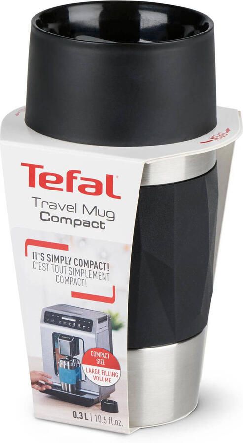 Tefal Compact Travel Mug Compact Thermosfles 0 3 L Zwart - Foto 4