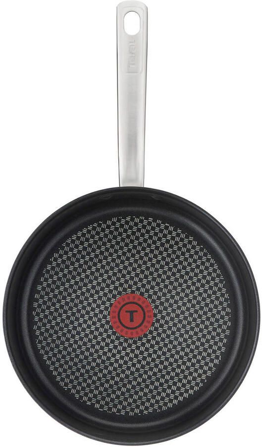 Tefal Virtuoso hapjespan 24cm met deksel roestvrijstaal