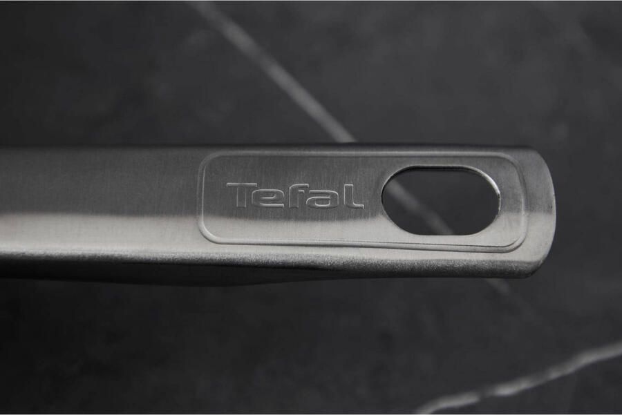 Tefal E49204 Koekenpan 24 cm (zonder coating) Pan Zilver - Foto 3