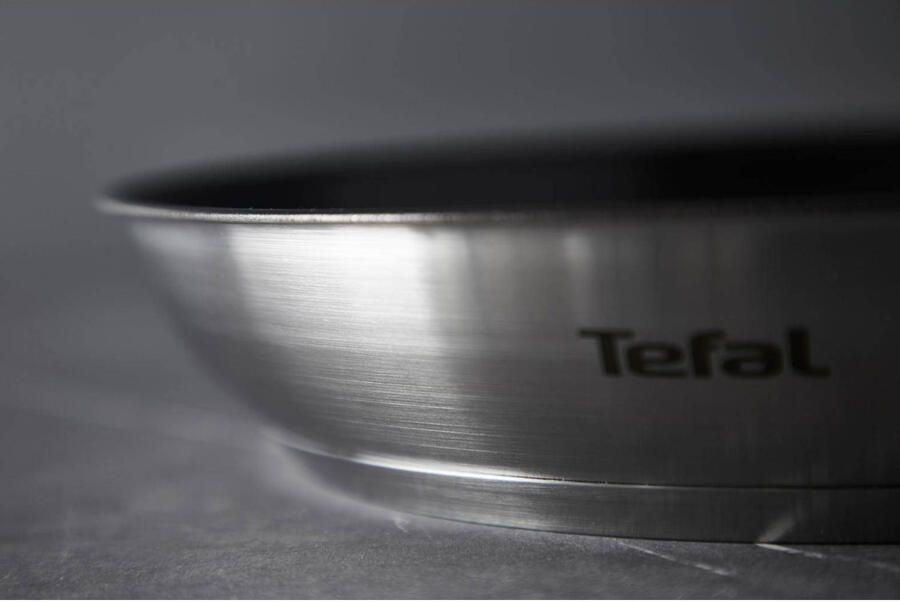 Tefal E49204 Koekenpan 24 cm (zonder coating) Pan Zilver - Foto 2