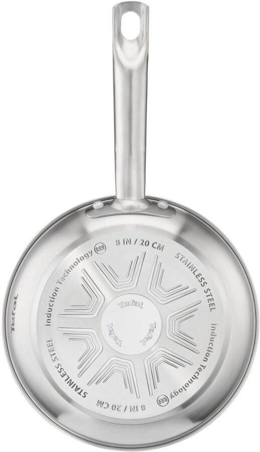 Tefal E49206 Koekenpan 28 cm (zonder coating) Pan Zilver - Foto 4