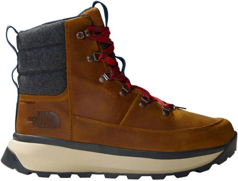 The North Face Bergen Leather winter wandelschoenen Bergen Leather cognac blauw