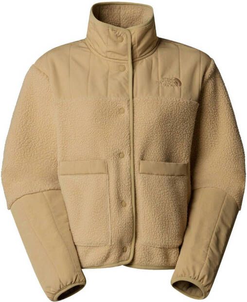 The North Face fleece jas Cragmont beige