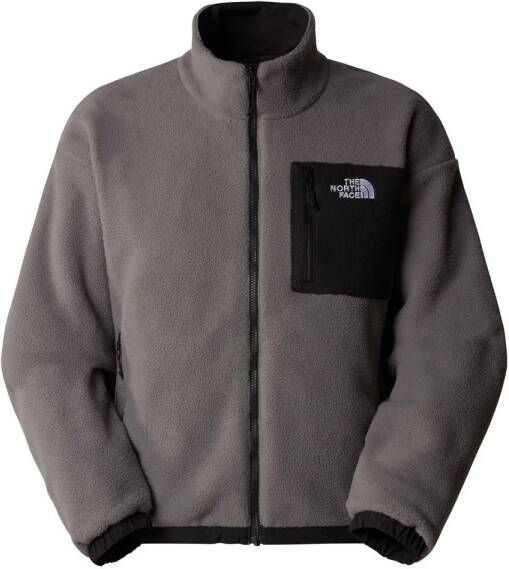 The North Face reversible fleece outdoor jas Yumiori grijs zwart