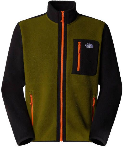 The North Face outdoor fleece jack Yumiori olijfgroen zwart