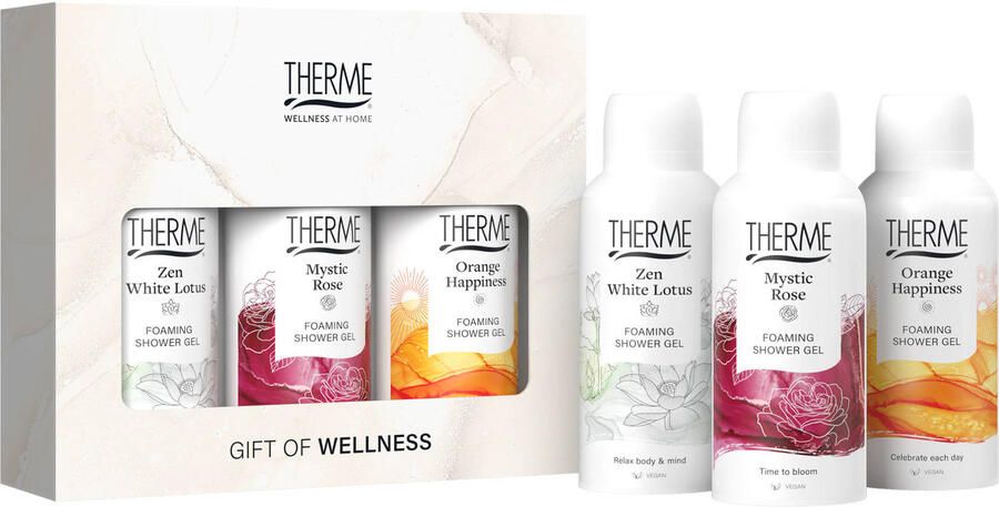 Therme 3x50ml Foaming Shower Gel OH ZWL Mystic Rose