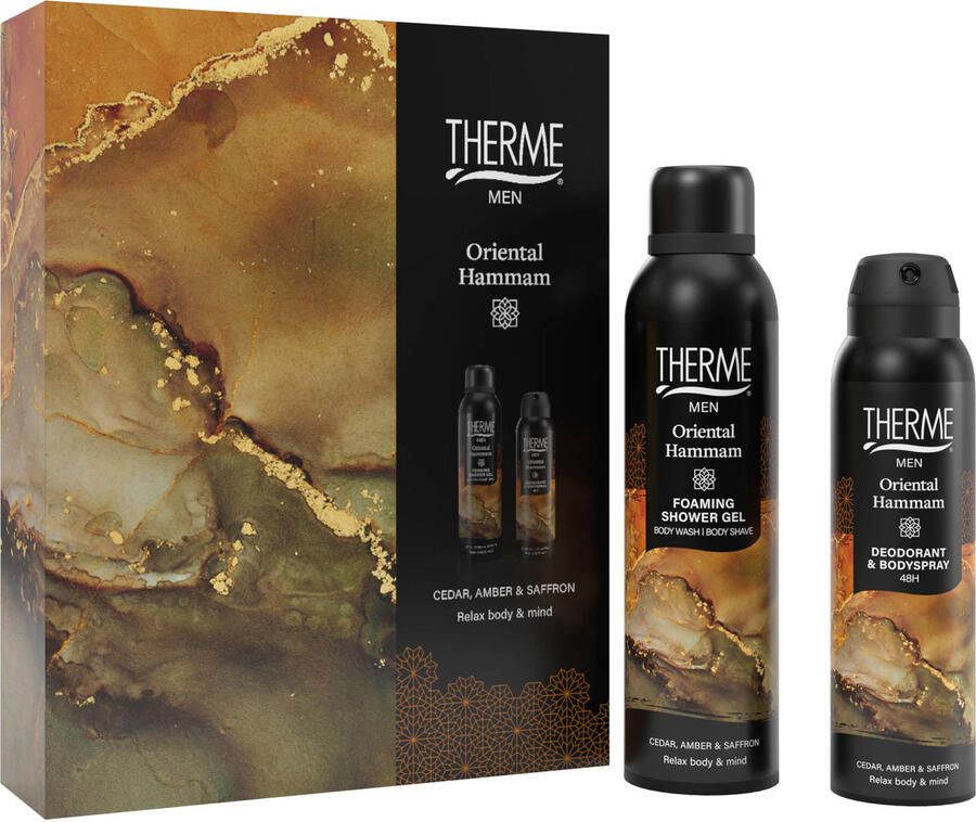 Therme Men Oriental Hammam geschenkset 2 stuks