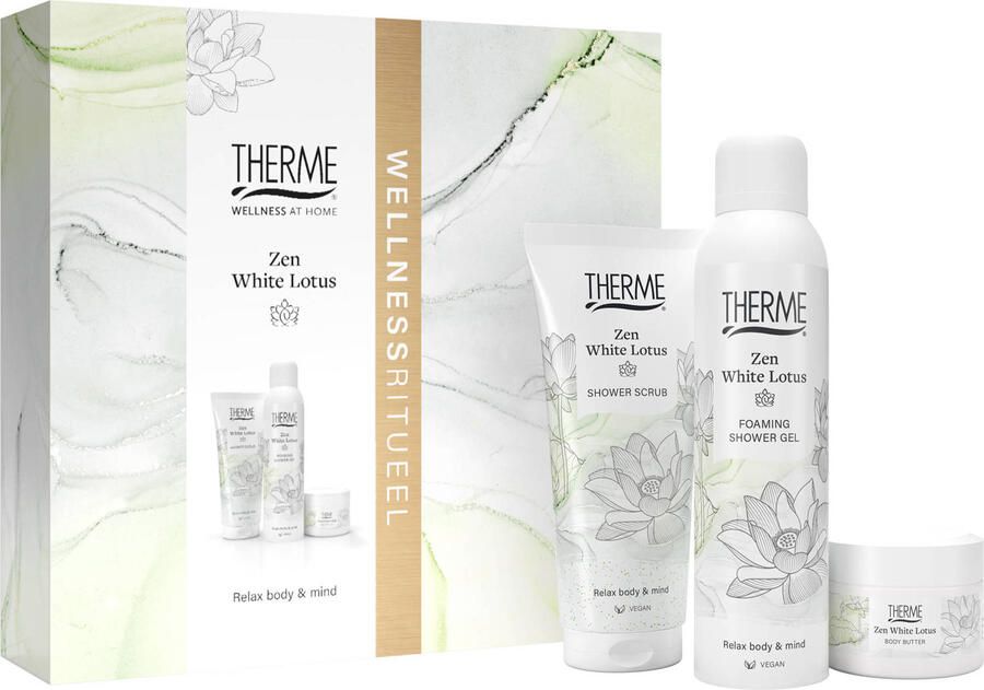 Therme Zen White Lotus Geschenkset 3 stuks