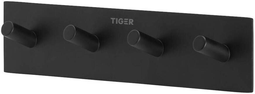 Tiger handdoekhaak Square (4 haken)
