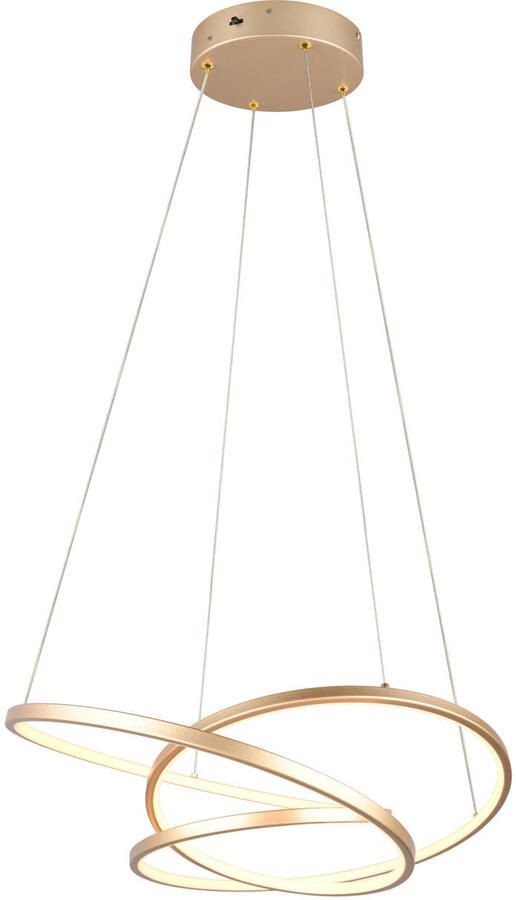 TRIO DARVIN Hanglamp Goud incl. 1x SMD 34 W