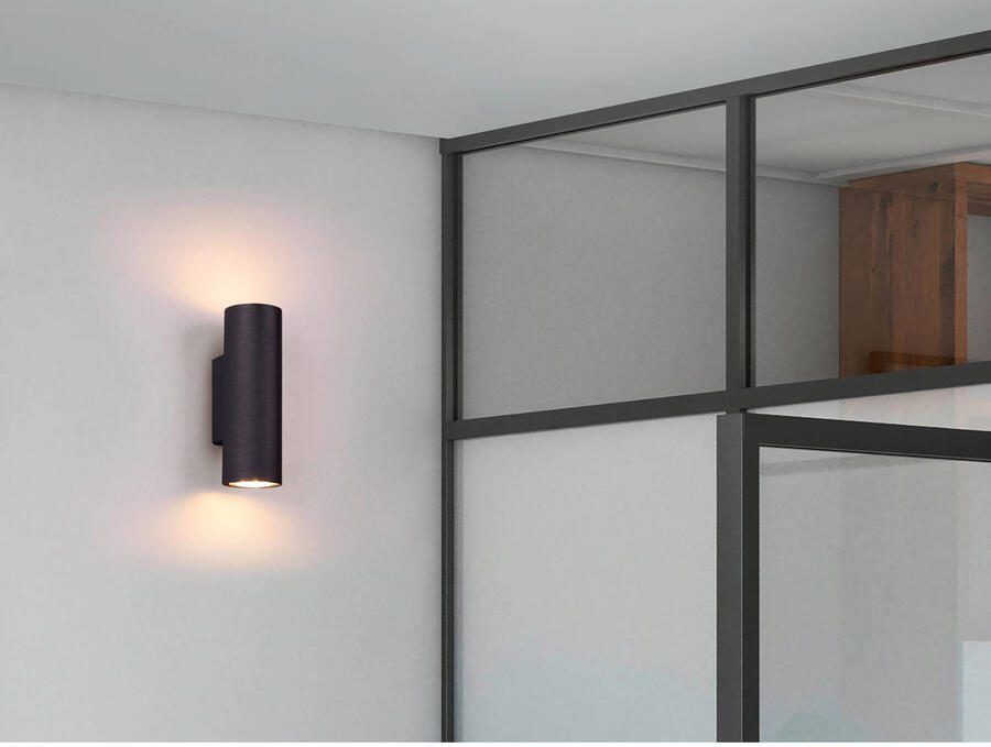 TRIO MARLEY Wandlamp Zwart mat excl. 2x GU10 4 9 W - Foto 2