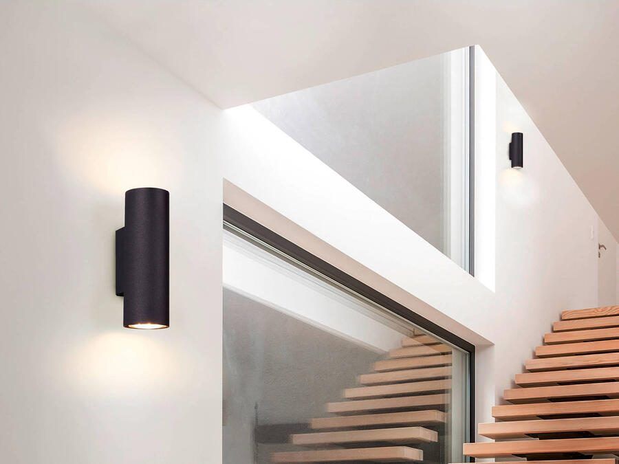 TRIO MARLEY Wandlamp Zwart mat excl. 2x GU10 4 9 W - Foto 3