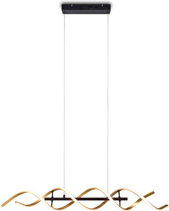 TRIO SEQUENCE Hanglamp Goud incl. 1x SMD 45 W