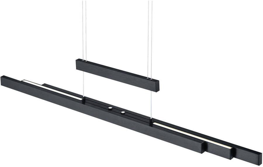 TRIO TRAJAN Hanglamp Zwart mat incl. 1x SMD 45 W - Foto 3