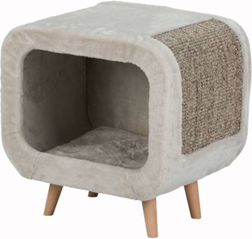 Trixie kattenmand Alicia Relax Huis Lichtgrijs Grijs GemÃªleerd 48X48X38 cm