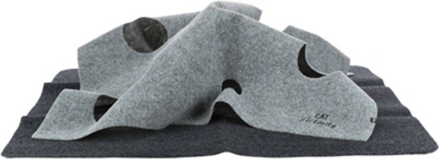Trixie kattenspeelgoed Cat Activity Adventure Carpet Grijs 99 x 99 cm