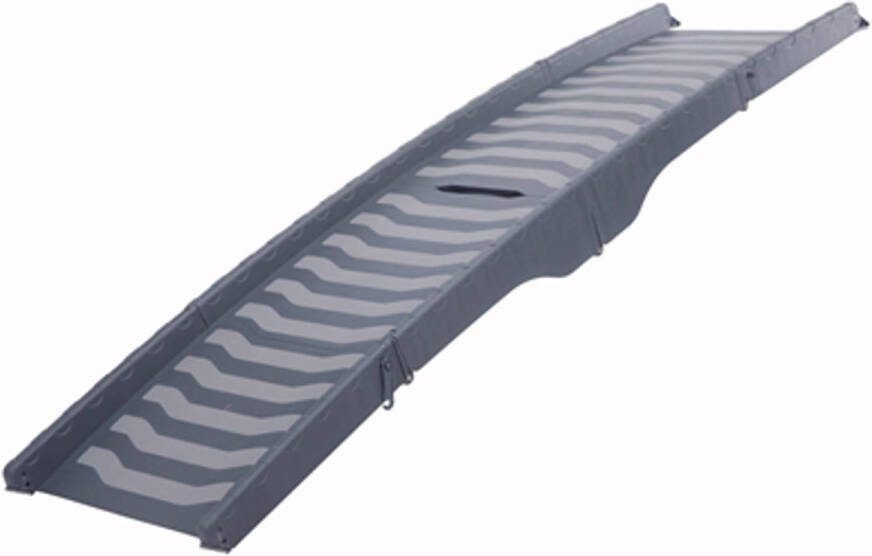 Trixie Loopplank huisdieren 3-voudig inklapbaar 39x150 cm grijs 394736