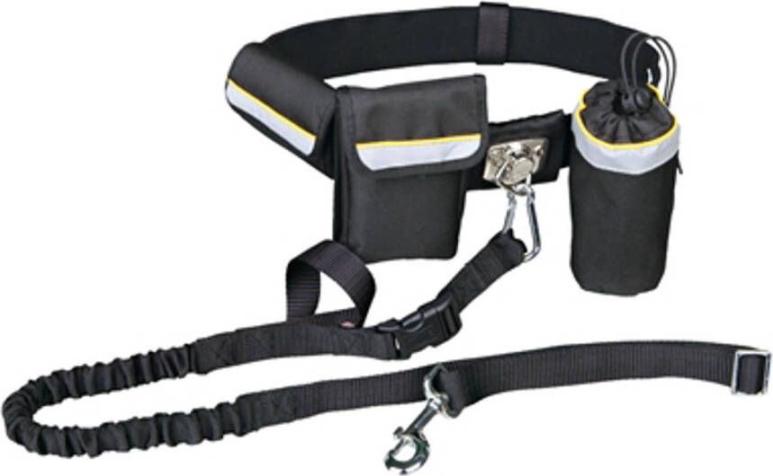 VidaXL Trixie Hondenhardlooplijn 60-120 Cm Nylon 100-135 Cm Zwart