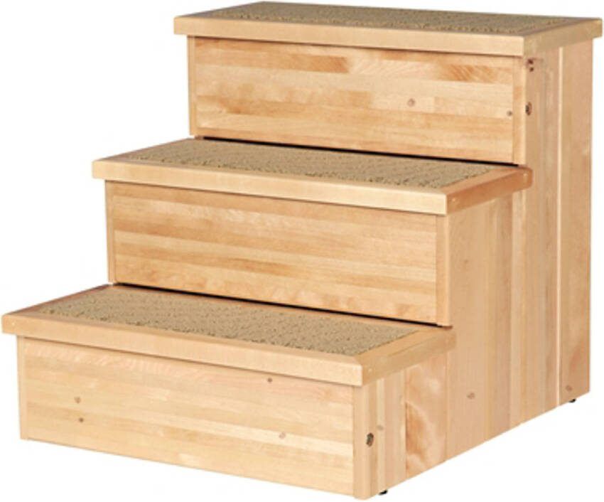 Trixie honden katten opstap trap Petstair Vurenhout 40X38X45 cm