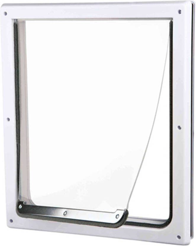 Trixie Hondenluik 2-weg maat M-XL 39x45 cm wit 3879