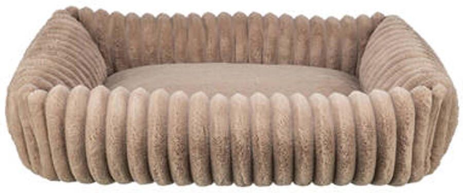 Trixie Hondenmand Lonni Ribfluweel Hoekig Lichtbruin 100X70 cm
