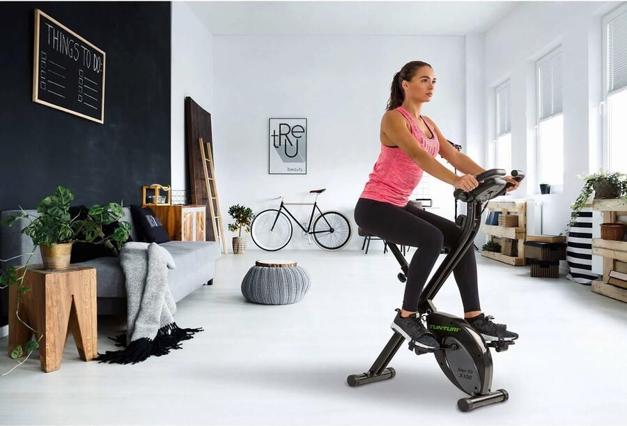 Tunturi Opvouwbare hometrainer Fitnessfiets Star Fit X100