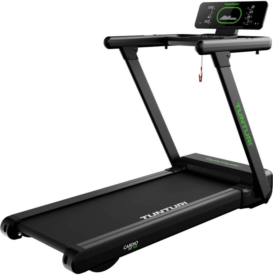 Tunturi Loopband voor thuis Opvouwbaar 18 km u Bluetooth Cardio Fit T60