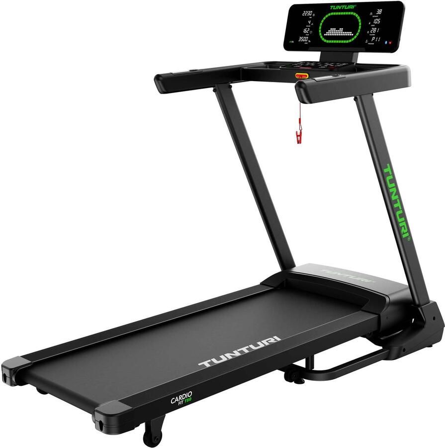 Tunturi Loopband voor thuis Walking Pad Opvouwbaar Bluetooth Cardio Fit T50