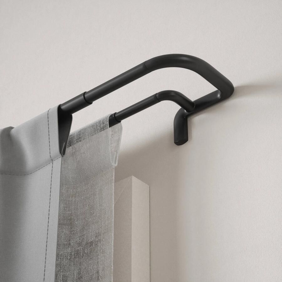 UMBRA dubbele gordijnroede Twilight (uitschuifbaar) (76-213 cm)