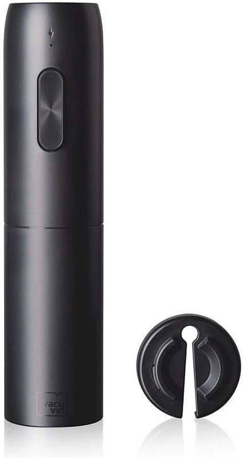 VacuVin Vacu Vin Electric Wine Opener Kurkentrekker Elektrisch Oplaadbaar Zwart
