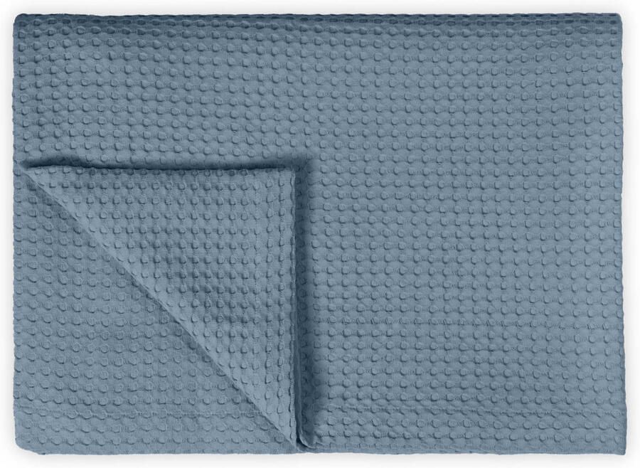 Vandyck katoenen bedsprei 160x250 cm blauw