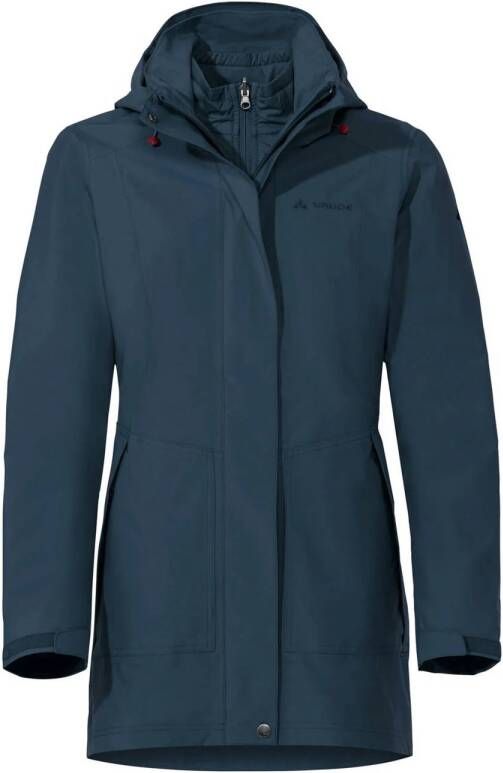 VAUDE parka Idris III donkerblauw