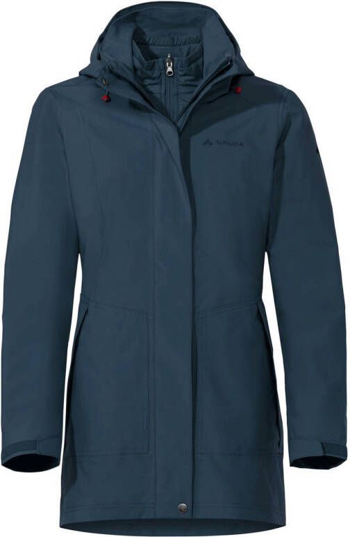 VAUDE parka Idris III donkerblauw