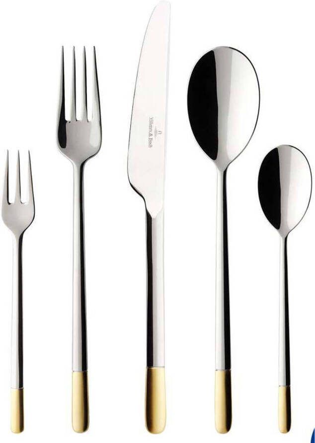Villeroy & Boch Bestekset Ella 70-delig 12 personen Verguld - Foto 3