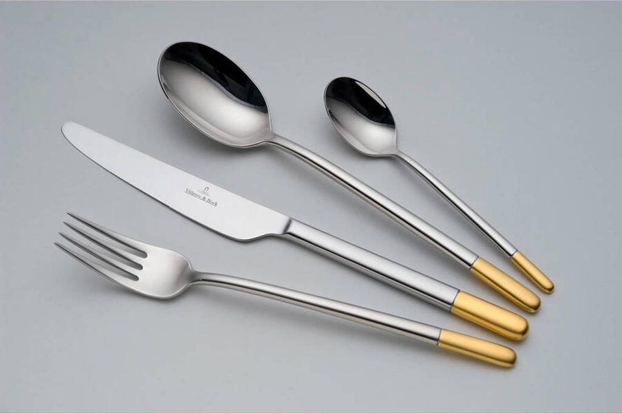 Villeroy & Boch Bestekset Ella 70-delig 12 personen Verguld - Foto 5