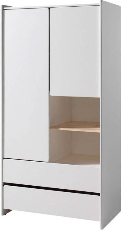 Vipack Kledingkast Kiddy met functionele indeling en 2 lades stevig gebouwd - Foto 7