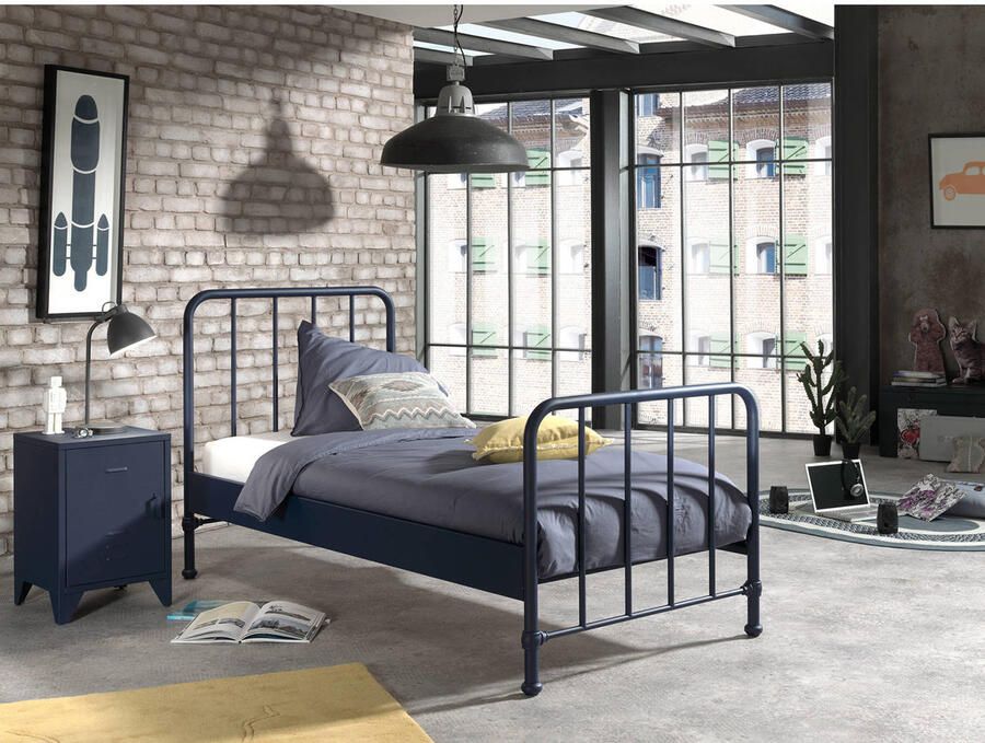 Vipack Kinderbed Bronxx eenpersoonsbed 90 200 zeer stabiel romantische uitstraling - Foto 4