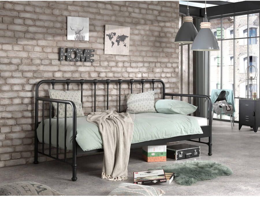 Vipack Kinderbed Bronxx dagbed zeer stabiel strakke look in tijdloos ontwerp - Foto 4
