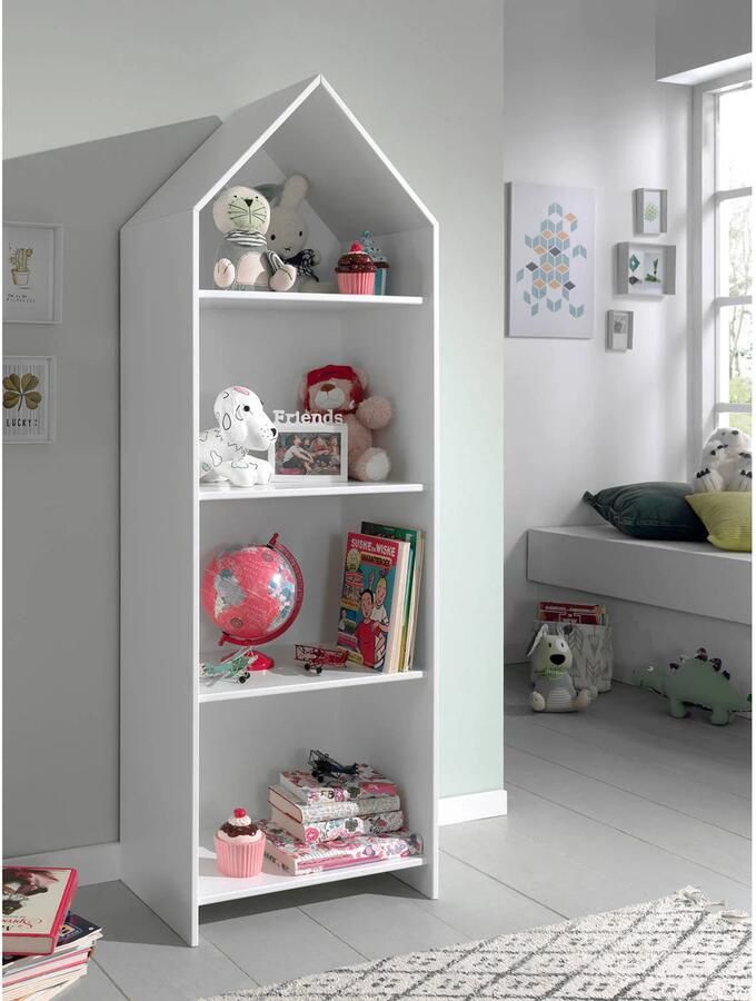 Vipack Kinderrek Casami rek kast met 3 planken en veel opbergruimte - Foto 10