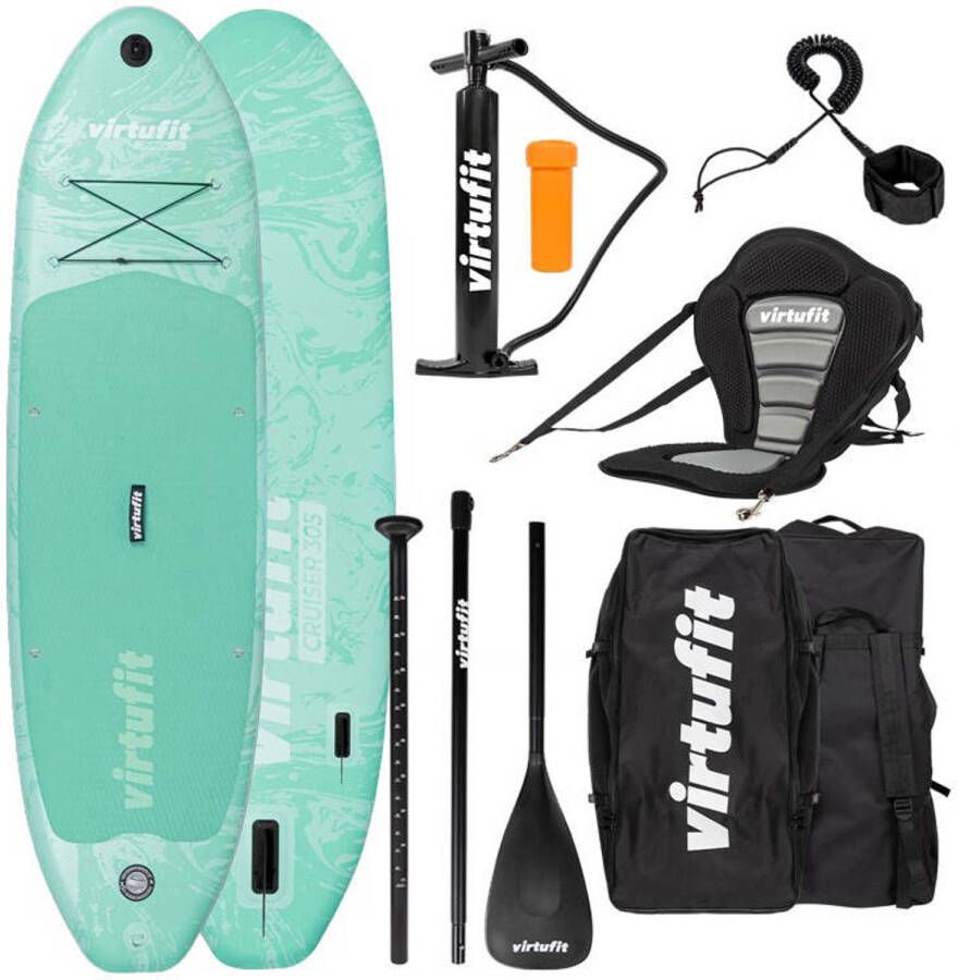 Virtufit opblaasbaar supboard Cruiser 305 mintgroen