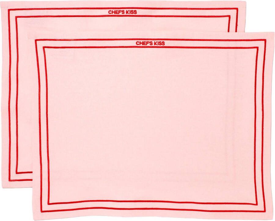 Vondels placemat CHEF'S KISS (set van 2)