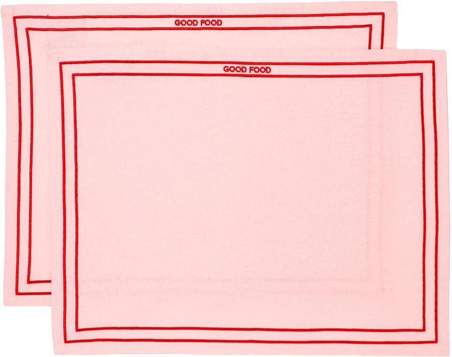 Vondels placemat GOOD FOOD (set van 2)
