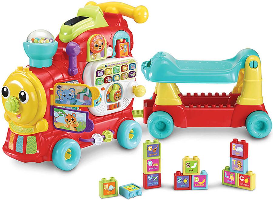 VTech Locomotief Rijd & Leer Junior 89 X 25 Cm 14-delig