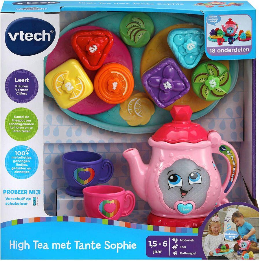 VTech High Tea Tante Sophie Speelset Kleuter Activity-Center Interactief Speelgoed Vanaf 1 5 Jaar - Foto 3