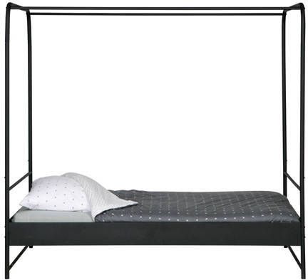 Vtwonen Bunk Hemelbed Metaal Zwart 190x206x95 - Foto 5